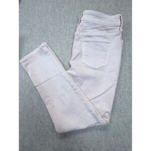 Chico's Jeans Women 0.5/4R Light Pink So Slimming Girlfriend Slim Leg Ankle